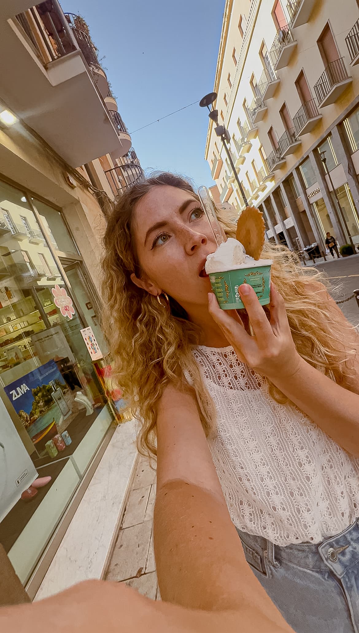 Gelato at Don Peppinu, Syracuse