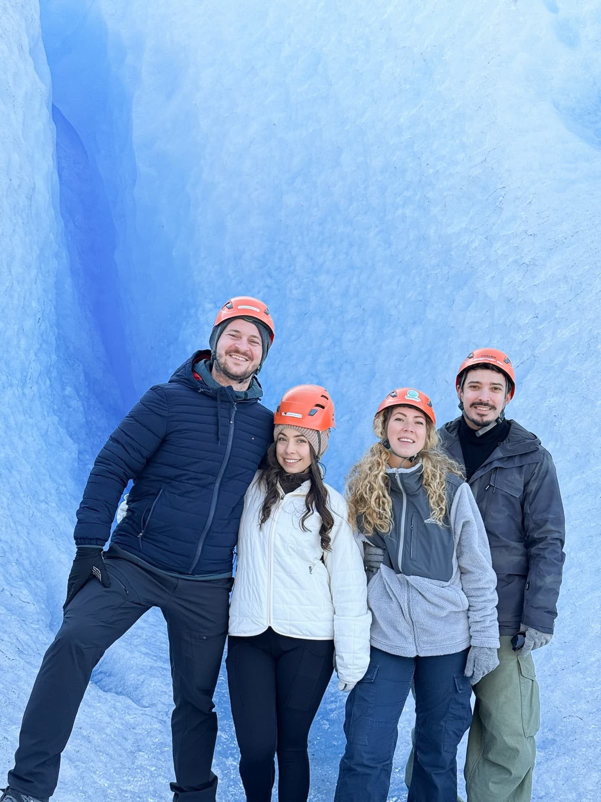 Whiskey with glacier ice at Perito Moreno