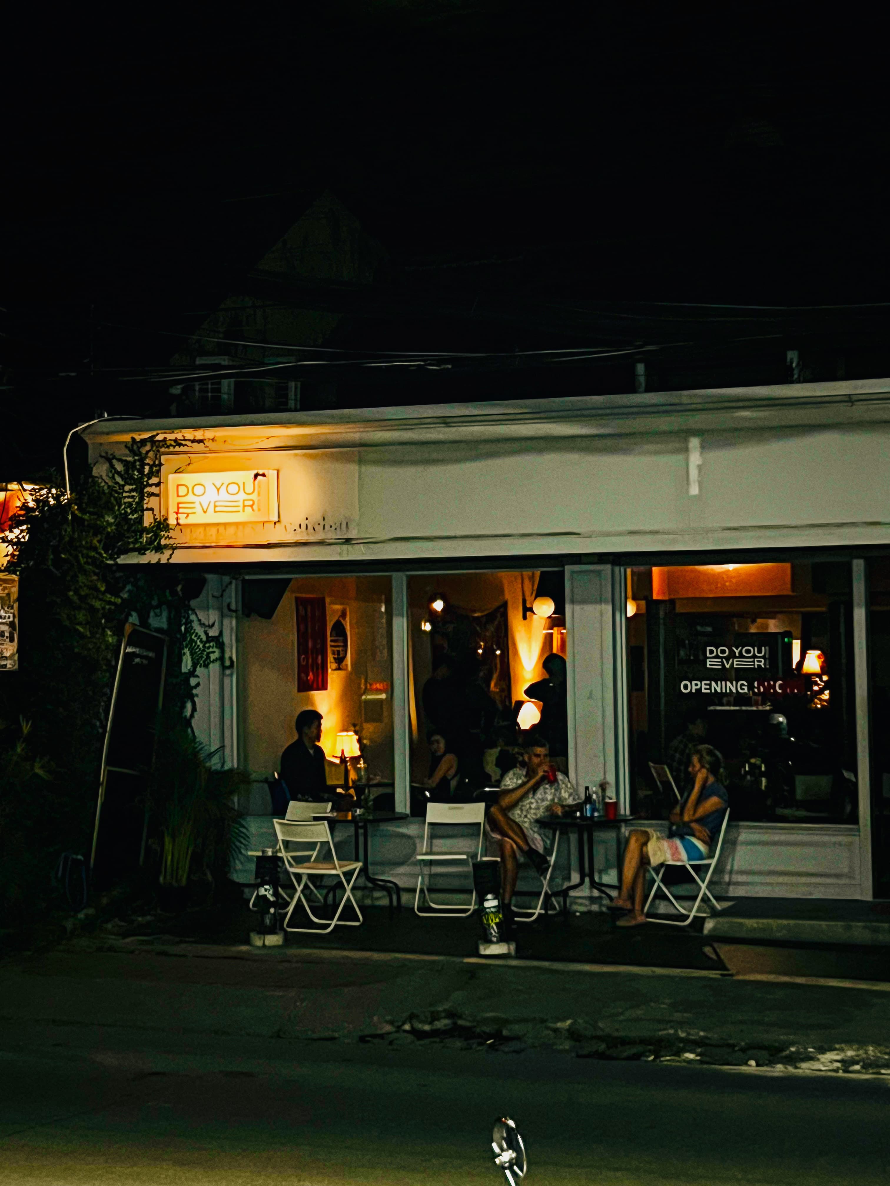 Chiang Mai streets after dark